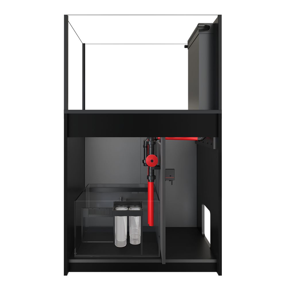 Red Sea Reefer 350 G3 - Black Cabinet without doors attached.