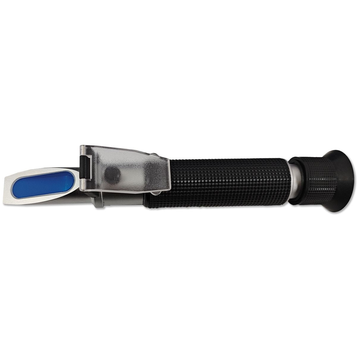 Reef Crest Salinity Refractometer with flap open.