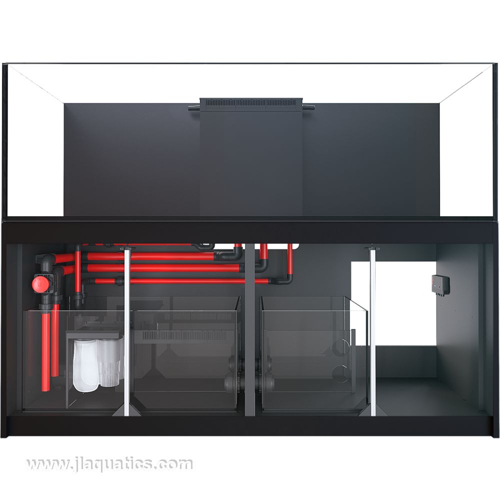 Red Sea Reefer 900 G2+ Aquarium open cabinet showing sump set-up
