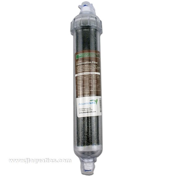Aquatic Life Inline DI Resin Cartridge for RO unit 