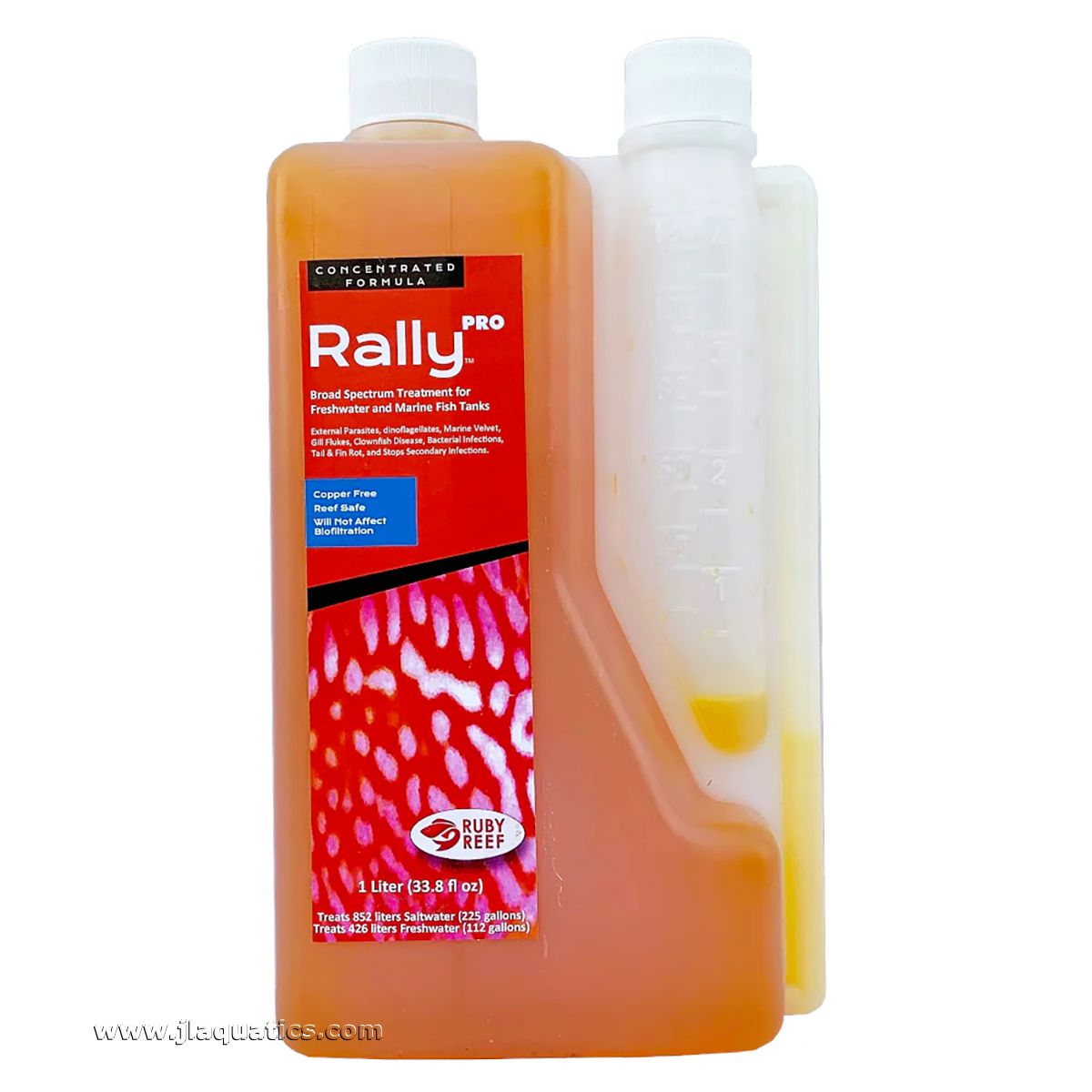 Rugby Reef Ruby Reef Rally Pro - 1 Liter Dosing Bottle | Fish Treatment – J&L ...
