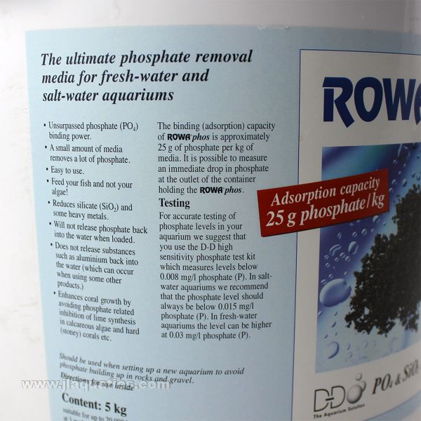 Rowaphos RowaPhos Phosphate Removal Media - 5 KG | JLAquatics Canada – Shopping ...