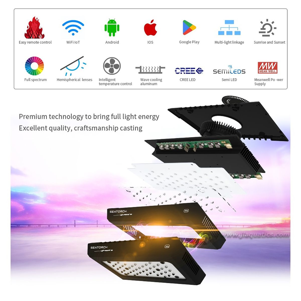 Seatorch LED lights feature excellent quality and craftsmanship.