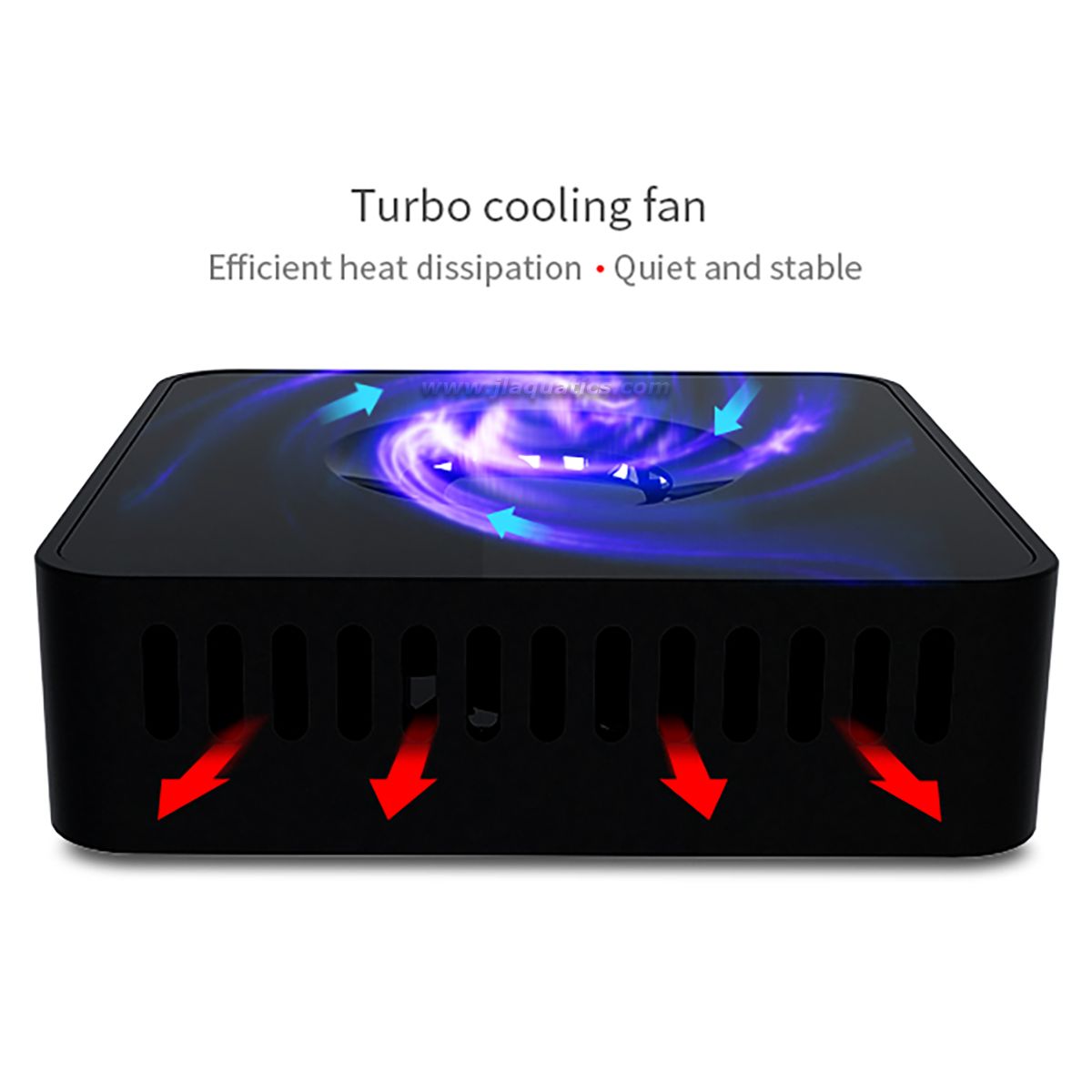 The Seatorch Mini Color LED MC95 - White has a cooling fan