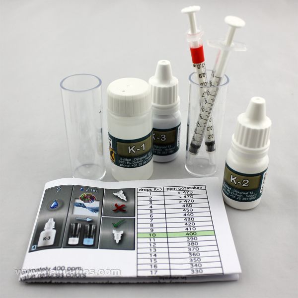 Potassium Testing Kit Color Scale Salifert Potassium Test Kit | JLAquatics Canada – Shopping - J&L Aquatics