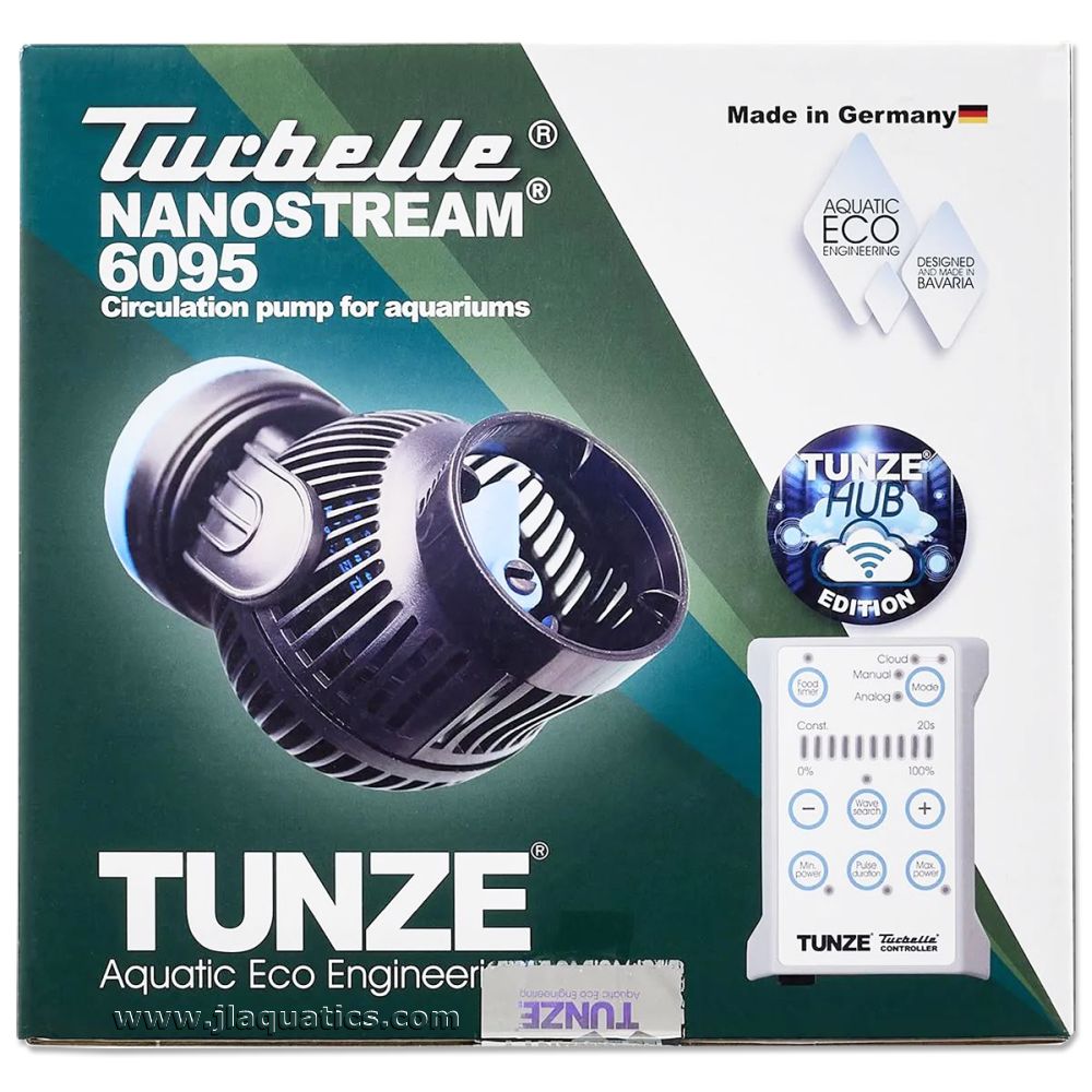 Packaging of the Tunze Turbelle Nanostream Pump - 6095 HUB Edition 