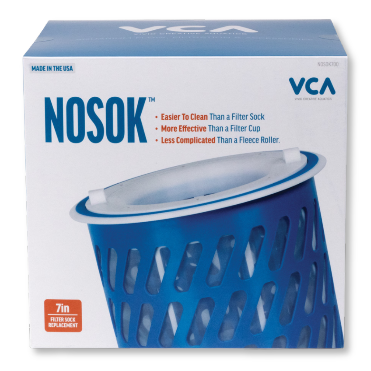 Vivid Creative NOSOK Filter Sock Replacement - 7 Inch