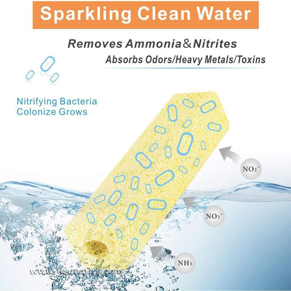 The Hygger Ceramic Bio-Media Blocks  will help you achieve clean and clear water in your freshwater aquarium.